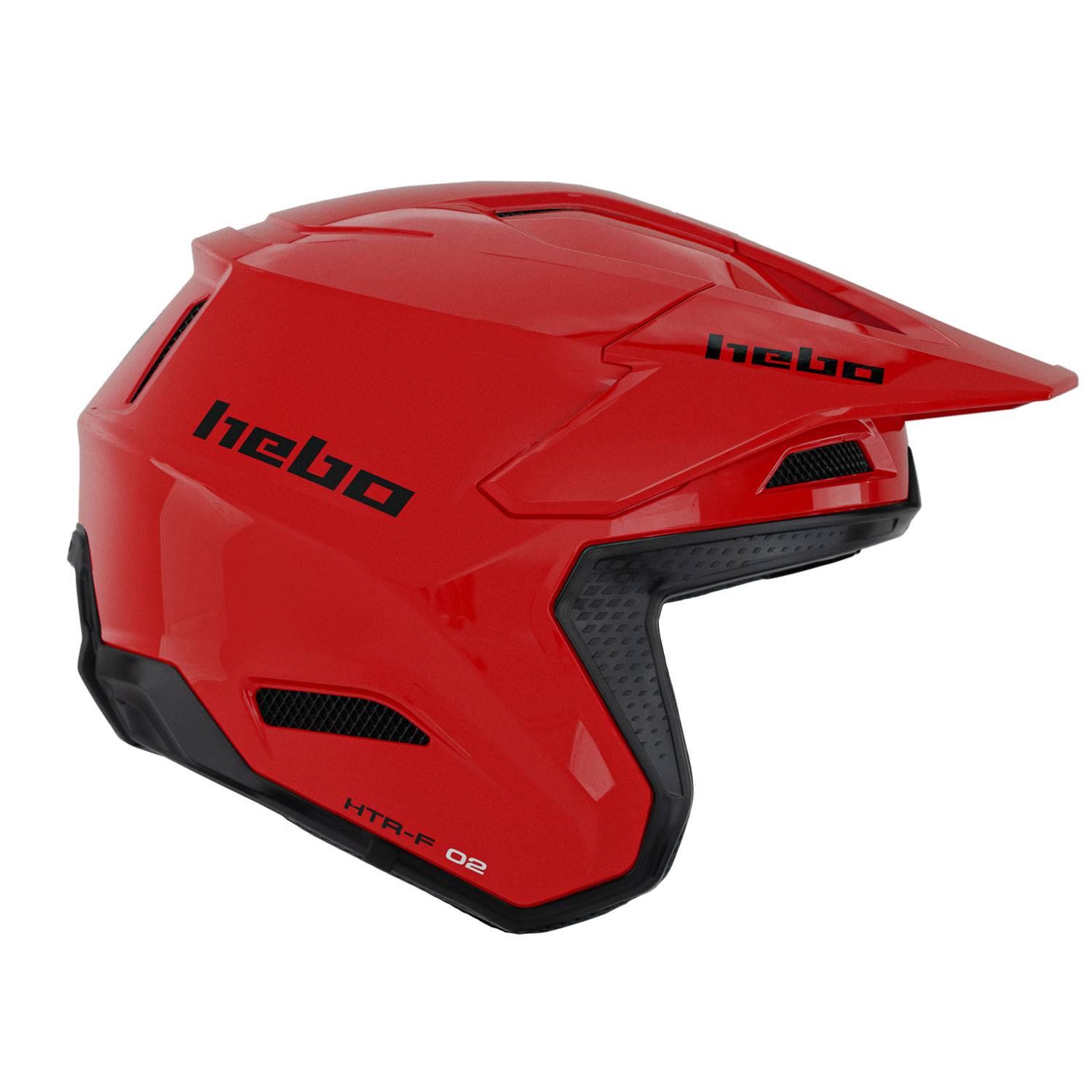 Casco Hebo Zone Pro Monocolor Rojo - Fibra de Vidrio