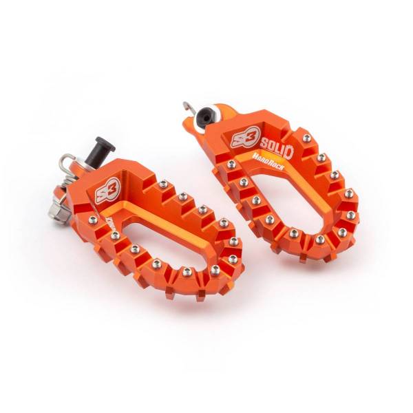 ESTRIBERAS compatible con KTM TBI naranja