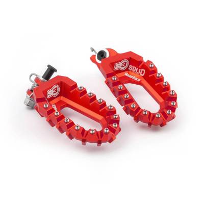 ESTRIBERAS FOOTREST S3 SOLID RALLY ENDURO rojo