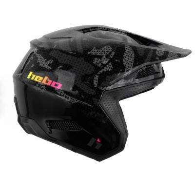 Casco Hebo Zone Pro Monocolor Rojo - Fibra de Vidrio