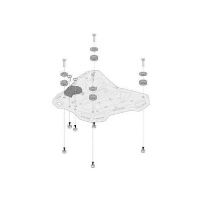 KIT DE ADAPTADORES SW-MOTECH ADVENTURE RACK. PARA TRAX ADV/ION/