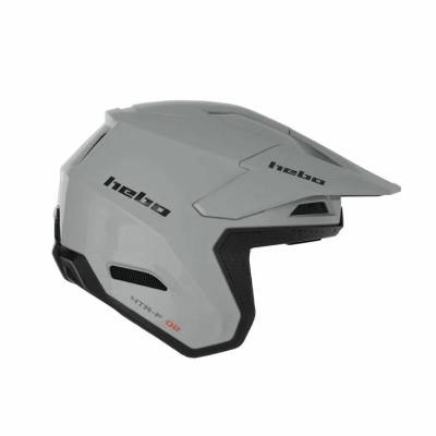 Casco Hebo Zone Pro Monocolor Gris - Fibra de Vidrio